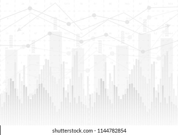 Abstract Financial Chart Uptrend Line Graph Stock Vector (Royalty Free ...