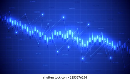 Economic Graph Diagrams On Stock Market Stock Illustration 1153376254 ...