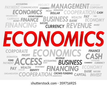 Economics Word Cloud Business Concept Stock Illustration 359716925 ...