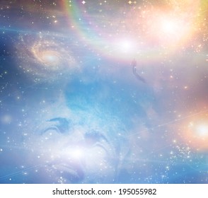 Ecstatic Face With Heavens