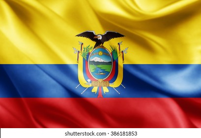 Ecuador Flag Of Silk 