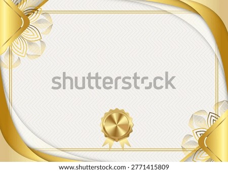 Editable Blank Certificate Template for Awards and Achievement Featuring Professional Layout, Elegant Border Design and Clean Typography for Academic Certificates, Corporate Recognition, Training Completion and Printable Certification Documents