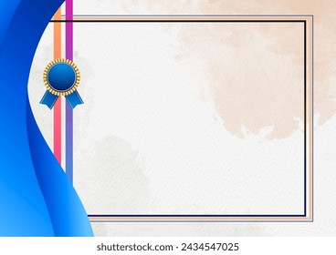 Editable Certificate, Certificate of Achievement, Completion, Award, Training. - Powered by Shutterstock