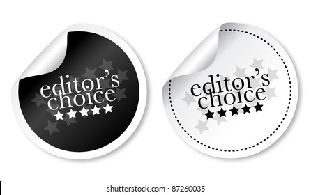 Editor's choice stickers