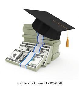 graduation money hat