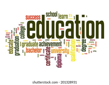 Education Word Cloud Stock Illustration 201328931 | Shutterstock