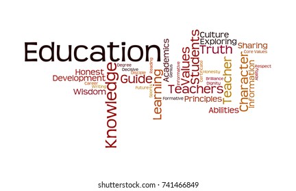 Education Word Cloud Stock Illustration 741466849 | Shutterstock