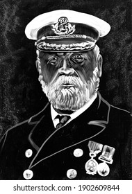 Edward John Smith, British Captain Of The Passenger Liner Titanic, Which Sank In 1912.