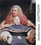 Edward Law 1st Baron Ellenborough 1750 to 1818 English judge and statesman, Historical, digitally restored reproduction from a 19th century original, Record date not stated