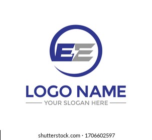 EE Energy Modern Logo Design Template