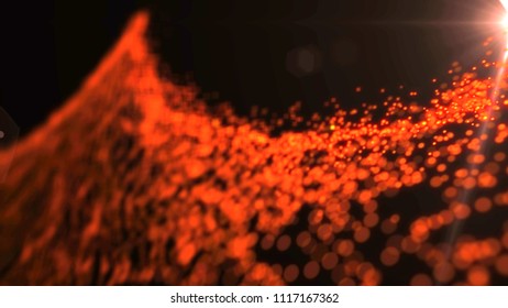 Effect graphics  backgroud abstract  and red color on black backgroud.
