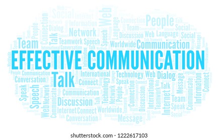 Effective Communication Word Cloud Stock Illustration 1222617103 ...