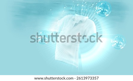 Effectiveness of removing dirt and bacteria embedded in fabric fibers 3D image creation