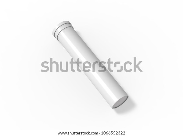 Download Effervescent Tablets Tube Mockup On Isolated Stock Illustration 1066552322 PSD Mockup Templates