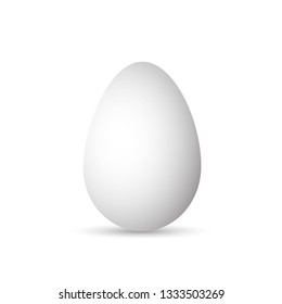 Egg template for easter. Pictogram.