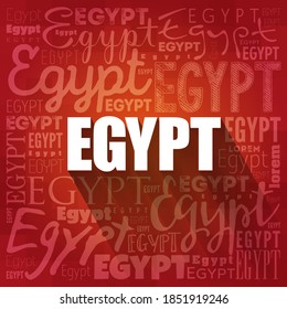 Egypt Wallpaper Word Cloud Travel Concept Stock Illustration 1851919246 ...