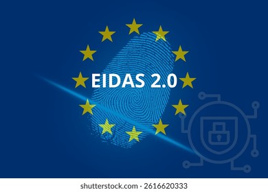 eIDAS 2.0 (Electronic Identification and Trust Services Regulation) introduced by the European Union. Expands secure digital identity across Europe. Concept.