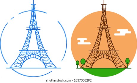 Logo Tour Eiffel Images Photos Et Images Vectorielles De Stock Shutterstock