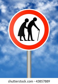 Elderly People Sign