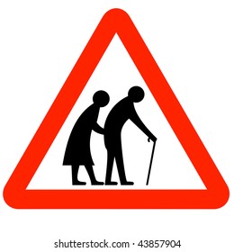 Elderly People Sign