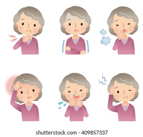 elderly woman medical condition - Powered by Shutterstock