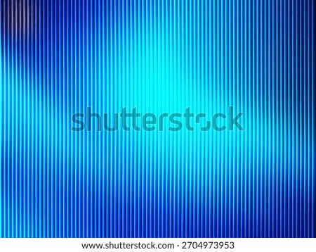 Electric Blue Vertical Line Pattern Cool Graphic Background Backdrop Abstract Design Element Vertical Bands Illuminated