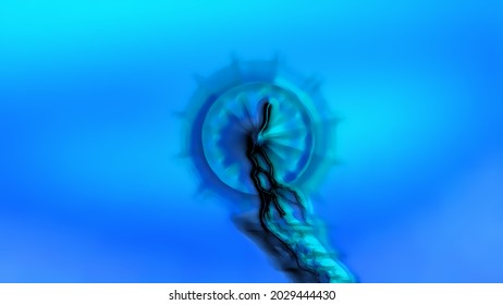 Electric High Energy Background Digital Rendering