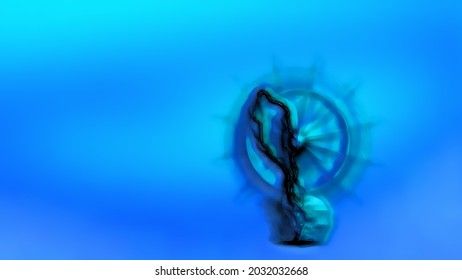 Electric High Energy Background Digital Rendering