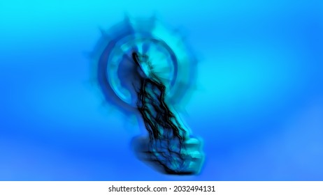 Electric High Energy Background Digital Rendering