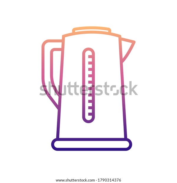 Electric kettle nolan icon. Simple thin line,\
outline illustration of Appliances icons for ui and ux, website or\
mobile\
application