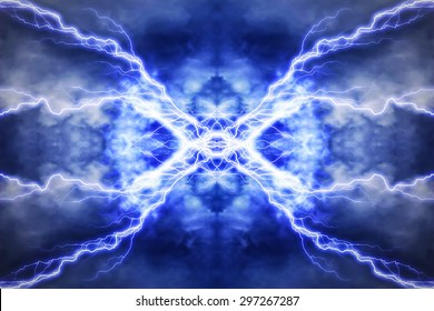 Electric lighting effect, abstract techno backgrounds