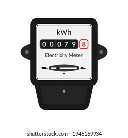 Electric Power Meter. Energy, Electricity Counter. 