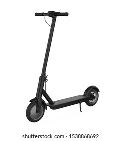 Electric Scooter Isolated. 3D Rendering