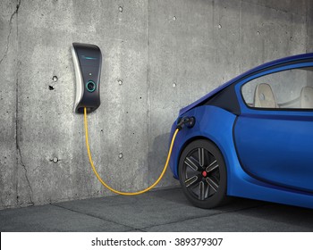 Electric Vehicle Charging Station For Home. Original Design.