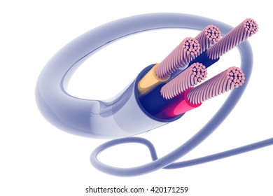 Electrical Cable3d Render Stock Illustration 420171259 | Shutterstock
