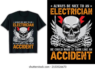 650 Electrician T Shirt Design Images, Stock Photos & Vectors ...