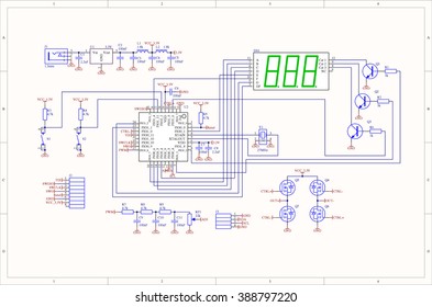 Electronic Circuit Schematic Of Embedded System