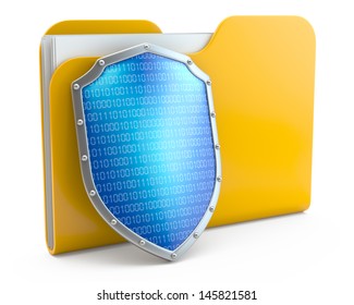 electronic data protection concept