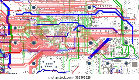 Electronic Embedded System Design Process PCB Layout Routing