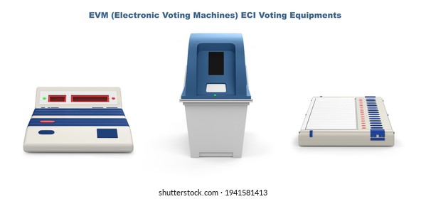 Electronic Voting Machine Evm Control Unit Stock Illustration 1941581413 Shutterstock 3009