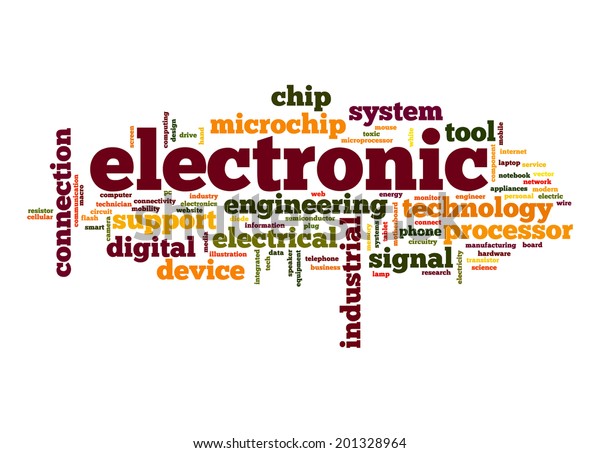 Electronic Word Cloud Stock Illustration 201328964 | Shutterstock