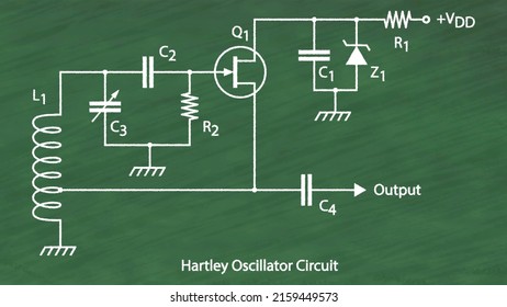 Electronics, Hartley Oscillator with FET