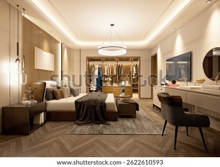 Elegance in Every Detail: 3D Visualization of a Luxury Hotel Suite, 3d Render