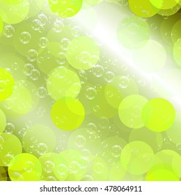 elegant abstract with bubble background 