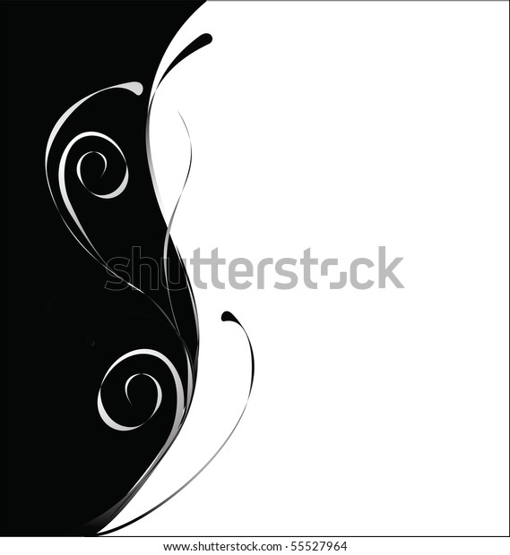 Elegant Black Gold Background Stock Illustration 55527964