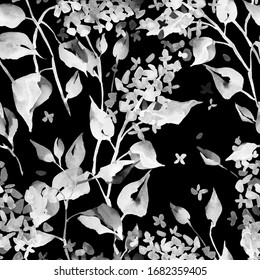 Magnolia Flower Vector Illustration Seamless Pattern Stock Vector ...
