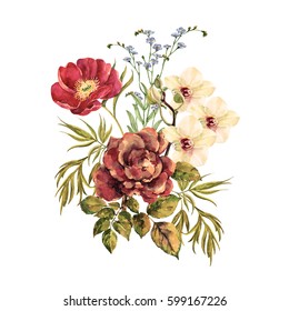 Vintage Flowers Images Stock Photos Vectors Shutterstock