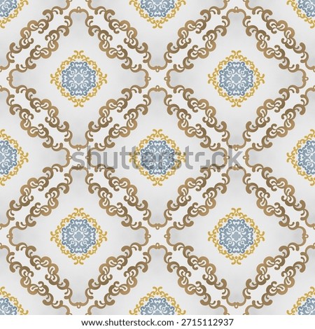 Elegant damask pattern. Ideal for interior design, stationery, branding, and luxury patterns.