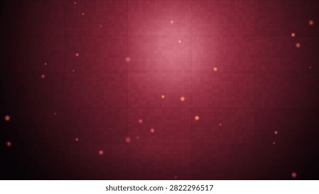 Elegant dark red backdrop featuring subtle grid texture, glowing central light source, soft out of focus particles, atmospheric cinematic lighting.