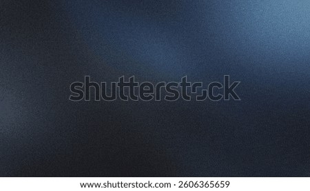 Elegant deep blue gradient background transitioning into pure black, luxurious and premium grainy texture